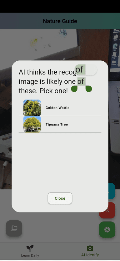 AI nature guide chat