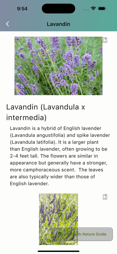 Animal recognition feature